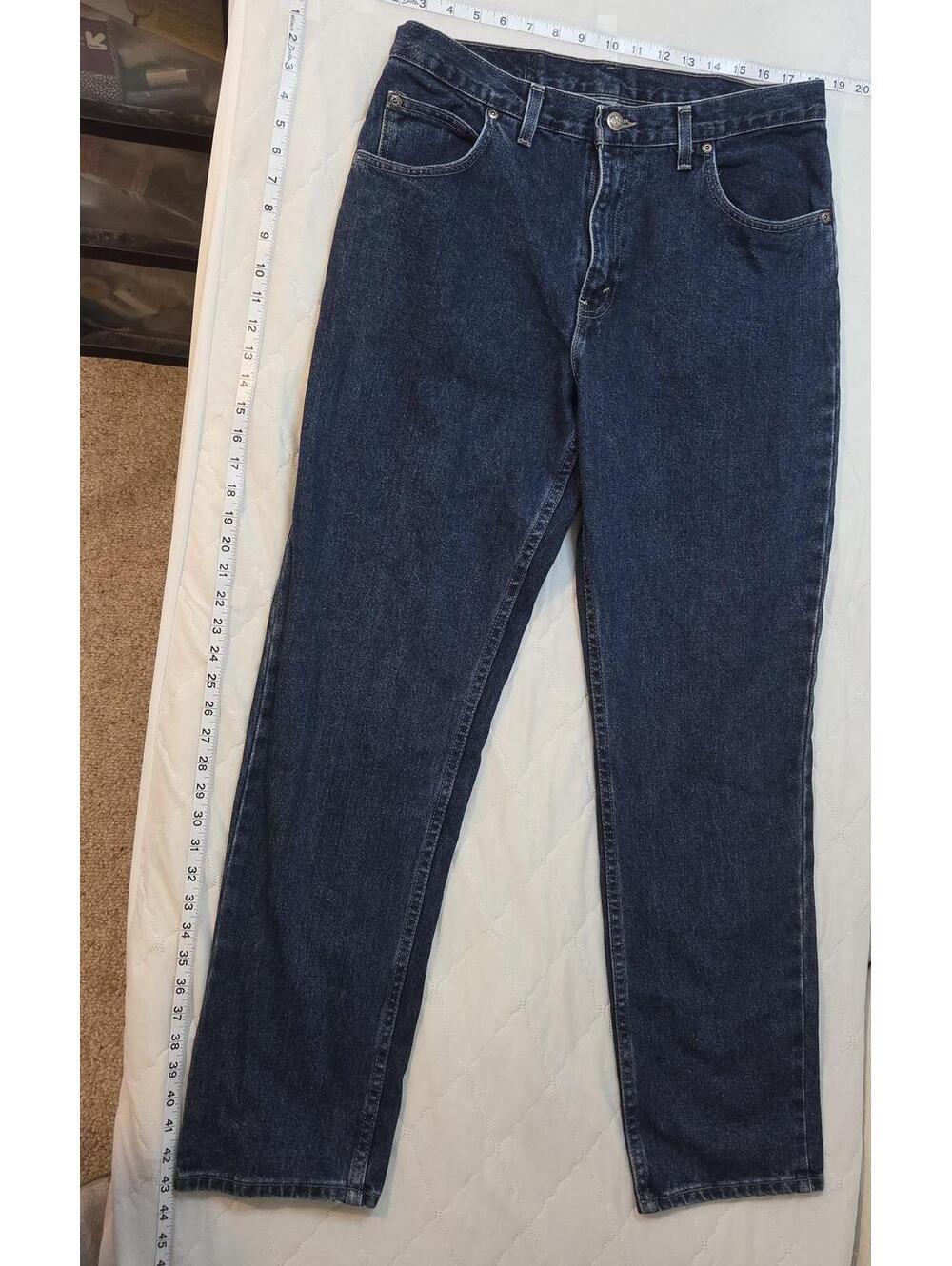 Mens Jeans, Hand & Lock Classic Dark Blue Denim Jeans